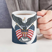 Personalized United States 4th Of July Ceramic Mug 250 Years Of Freedom USA Power Eagle - Wonder Print Shop