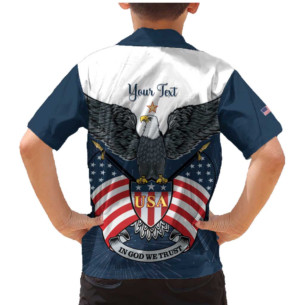 Personalized United States 4th Of July Family Matching Mermaid Dress and Hawaiian Shirt 250 Years Of Freedom USA Power Eagle - Wonder Print Shop