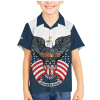 Personalized United States 4th Of July Family Matching Mermaid Dress and Hawaiian Shirt 250 Years Of Freedom USA Power Eagle - Wonder Print Shop