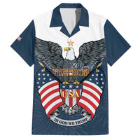 Personalized United States 4th Of July Family Matching Off The Shoulder Long Sleeve Dress and Hawaiian Shirt 250 Years Of Freedom USA Power Eagle - Wonder Print Shop