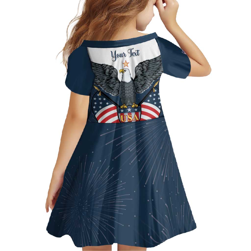 Personalized United States 4th Of July Family Matching Summer Maxi Dress and Hawaiian Shirt 250 Years Of Freedom USA Power Eagle - Wonder Print Shop