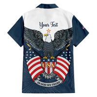 Personalized United States 4th Of July Family Matching Summer Maxi Dress and Hawaiian Shirt 250 Years Of Freedom USA Power Eagle - Wonder Print Shop