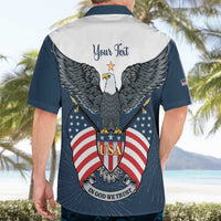 Personalized United States 4th Of July Hawaiian Shirt 250 Years Of Freedom USA Power Eagle - Wonder Print Shop