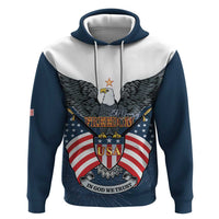Personalized United States 4th Of July Hoodie 250 Years Of Freedom USA Power Eagle - Wonder Print Shop