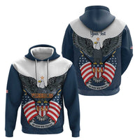 Personalized United States 4th Of July Hoodie 250 Years Of Freedom USA Power Eagle - Wonder Print Shop