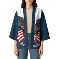Personalized United States 4th Of July Kimono 250 Years Of Freedom USA Power Eagle - Wonder Print Shop