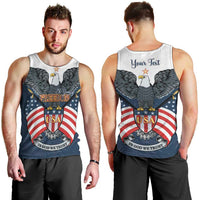 Personalized United States 4th Of July Men Tank Top 250 Years Of Freedom USA Power Eagle - Wonder Print Shop