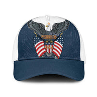 United States 4th Of July Mesh Trucker Cap 250 Years Of Freedom USA Power Eagle - Wonder Print Shop