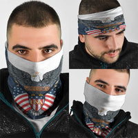 United States 4th Of July Neck Gaiter 250 Years Of Freedom USA Power Eagle - Wonder Print Shop