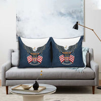 United States 4th Of July Pillow Cover 250 Years Of Freedom USA Power Eagle - Wonder Print Shop