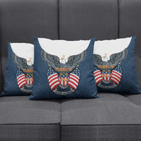 United States 4th Of July Pillow Cover 250 Years Of Freedom USA Power Eagle - Wonder Print Shop