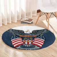 United States 4th Of July Round Carpet 250 Years Of Freedom USA Power Eagle - Wonder Print Shop