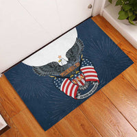 United States 4th Of July Rubber Doormat 250 Years Of Freedom USA Power Eagle - Wonder Print Shop
