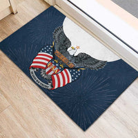 United States 4th Of July Rubber Doormat 250 Years Of Freedom USA Power Eagle - Wonder Print Shop
