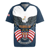 Personalized United States 4th Of July Rugby Jersey 250 Years Of Freedom USA Power Eagle - Wonder Print Shop