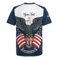 Personalized United States 4th Of July Rugby Jersey 250 Years Of Freedom USA Power Eagle - Wonder Print Shop