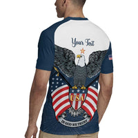Personalized United States 4th Of July Rugby Jersey 250 Years Of Freedom USA Power Eagle - Wonder Print Shop