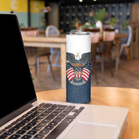 Personalized United States 4th Of July Skinny Tumbler 250 Years Of Freedom USA Power Eagle - Wonder Print Shop