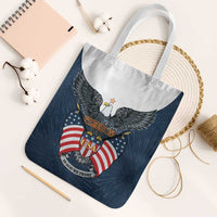 United States 4th Of July Tote Bag 250 Years Of Freedom USA Power Eagle - Wonder Print Shop