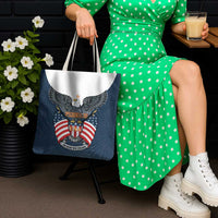 United States 4th Of July Tote Bag 250 Years Of Freedom USA Power Eagle - Wonder Print Shop