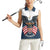 Personalized United States 4th Of July Women Sleeveless Polo Shirt 250 Years Of Freedom USA Power Eagle - Wonder Print Shop