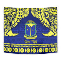 Personalised Fiji Natabua High School Tapestry Fijian Tapa Pattern - Wonder Print Shop