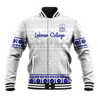 Personalised Fiji Labasa College Baseball Jacket Fijian Tapa Pattern - Wonder Print Shop
