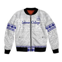 Personalised Fiji Labasa College Bomber Jacket Fijian Tapa Pattern - Wonder Print Shop