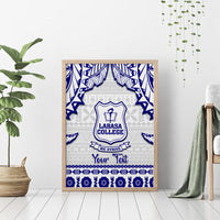 Personalised Fiji Labasa College Canvas Wall Art Fijian Tapa Pattern - Wonder Print Shop