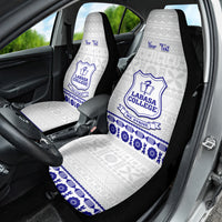Personalised Fiji Labasa College Car Seat Cover Fijian Tapa Pattern - Wonder Print Shop