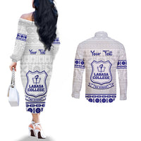 personalised-fiji-labasa-college-couples-matching-off-the-shoulder-long-sleeve-dress-and-long-sleeve-button-shirt-fijian-tapa-pattern