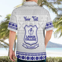 Personalised Fiji Labasa College Hawaiian Shirt Fijian Tapa Pattern - Wonder Print Shop