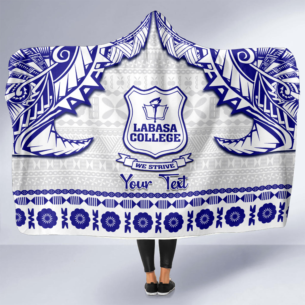 personalised-fiji-labasa-college-hooded-blanket-fijian-tapa-pattern