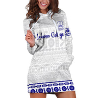Personalised Fiji Labasa College Hoodie Dress Fijian Tapa Pattern - Wonder Print Shop