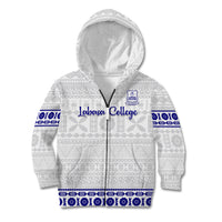 Personalised Fiji Labasa College Kid Hoodie Fijian Tapa Pattern - Wonder Print Shop