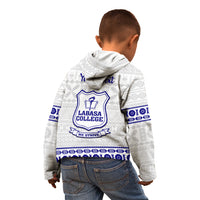 Personalised Fiji Labasa College Kid Hoodie Fijian Tapa Pattern - Wonder Print Shop