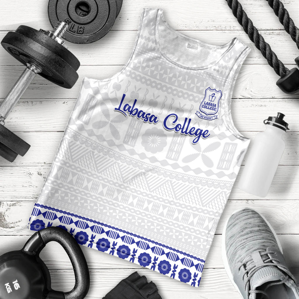 Personalised Fiji Labasa College Men Tank Top Fijian Tapa Pattern - Wonder Print Shop