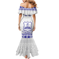 Personalised Fiji Labasa College Mermaid Dress Fijian Tapa Pattern - Wonder Print Shop
