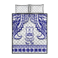 Personalised Fiji Labasa College Quilt Bed Set Fijian Tapa Pattern - Wonder Print Shop