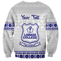 Personalised Fiji Labasa College Sweatshirt Fijian Tapa Pattern - Wonder Print Shop