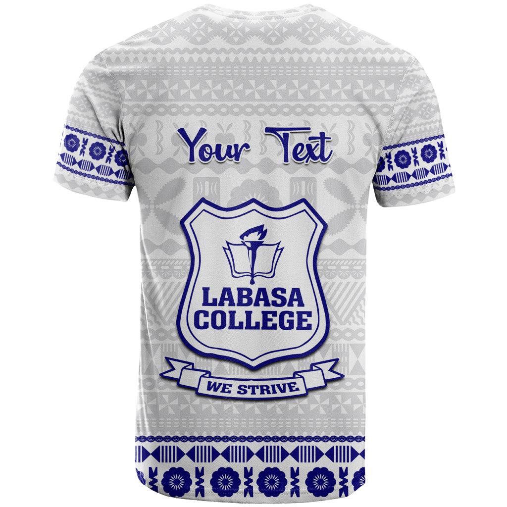 Personalised Fiji Labasa College T Shirt Fijian Tapa Pattern - Wonder Print Shop