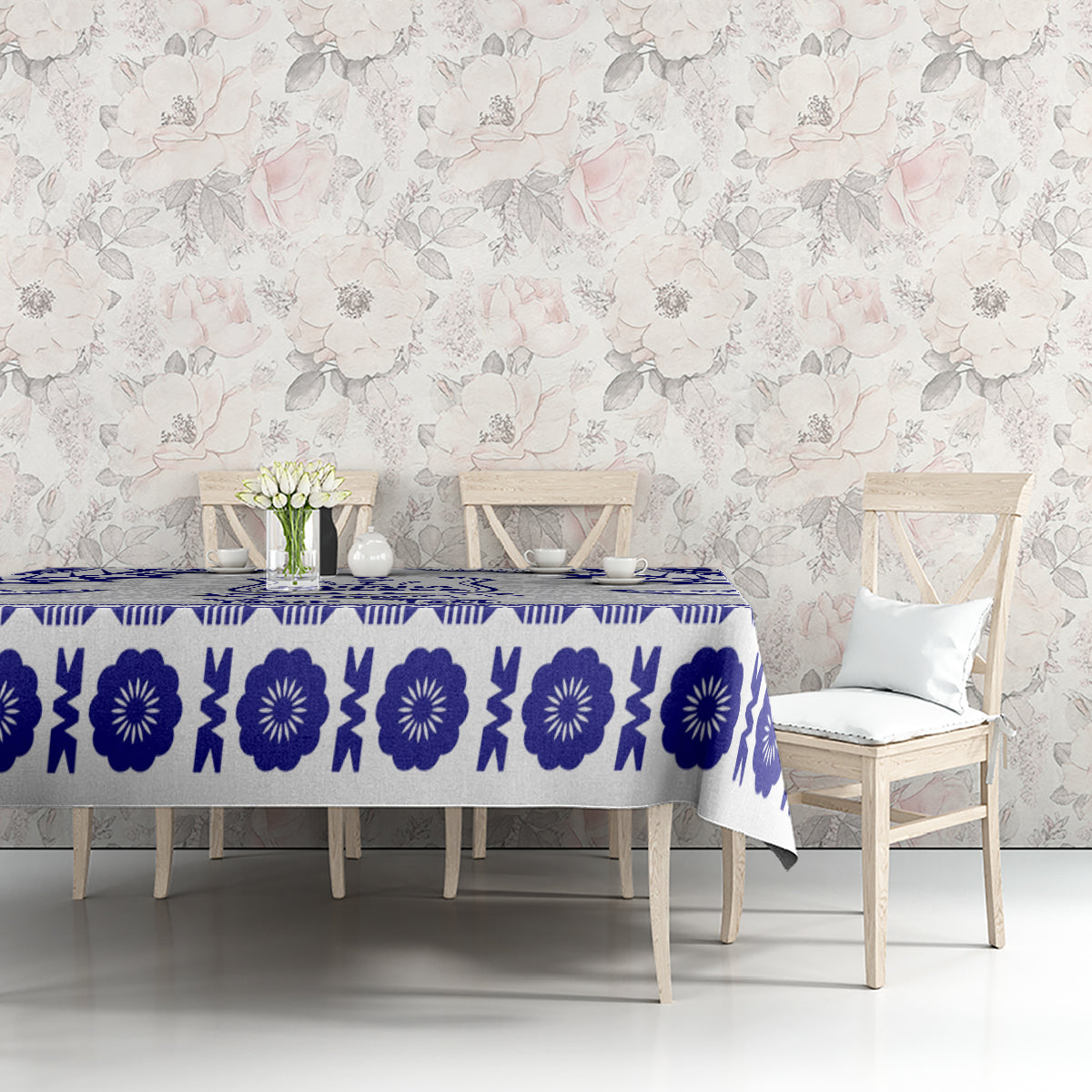 Personalised Fiji Labasa College Tablecloth Fijian Tapa Pattern - Wonder Print Shop