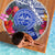 Personalised Samoana High School Beach Blanket American Samoa Schools Polynesian Tropical Flowers - Wonder Print Shop