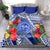 Personalised Samoana High School Bedding Set American Samoa Schools Polynesian Tropical Flowers - Wonder Print Shop