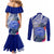 personalised-samoana-high-school-couples-matching-mermaid-dress-and-long-sleeve-button-shirt-american-samoa-schools-polynesian-tropical-flowers