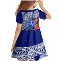 Personalised Samoana High School Family Matching Mermaid Dress and Hawaiian Shirt American Samoa Schools Polynesian Tropical Flowers - Wonder Print Shop