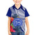 Personalised Samoana High School Family Matching Off Shoulder Short Dress and Hawaiian Shirt American Samoa Schools Polynesian Tropical Flowers - Wonder Print Shop