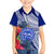 Personalised Samoana High School Family Matching Short Sleeve Bodycon Dress and Hawaiian Shirt American Samoa Schools Polynesian Tropical Flowers - Wonder Print Shop