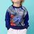 Personalised Samoana High School Kid Ugly Christmas Sweater American Samoa Schools Polynesian Tropical Flowers - Wonder Print Shop