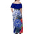 Personalised Samoana High School Off Shoulder Maxi Dress American Samoa Schools Polynesian Tropical Flowers - Wonder Print Shop